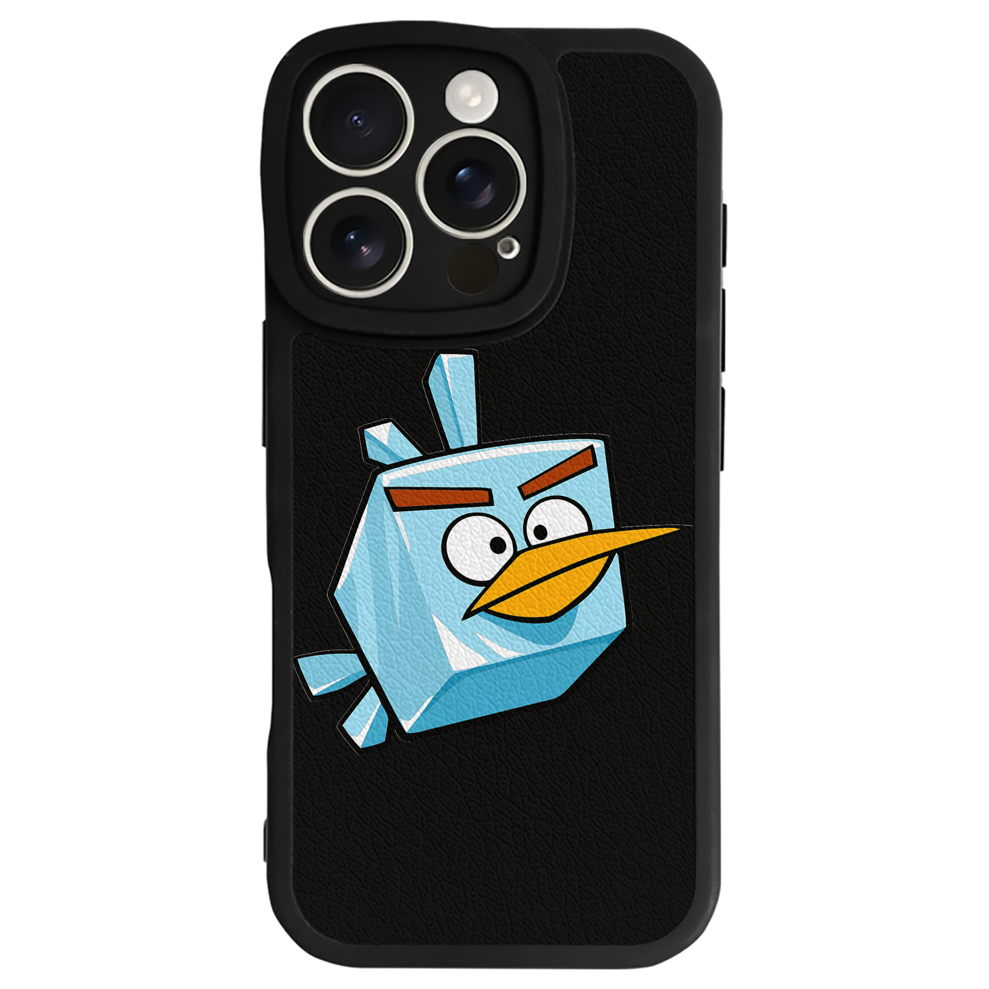 （画像用） Angry Birds アングリーバード 【iPhone 16シリーズ対応】シリコンスマホケース（レザー調） 材質：シリコン